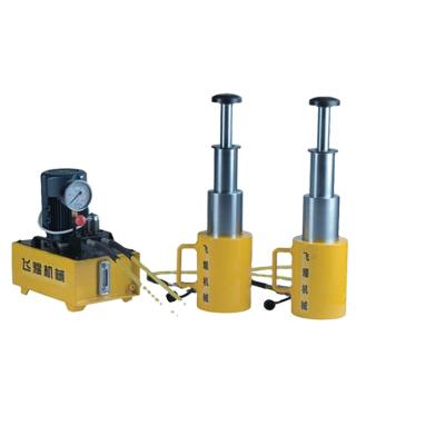 China Building Material Shops 3 Stage 50T Hydraulic Jack For Multistage Hydraulic Lift Cylinder RCD-50A for sale