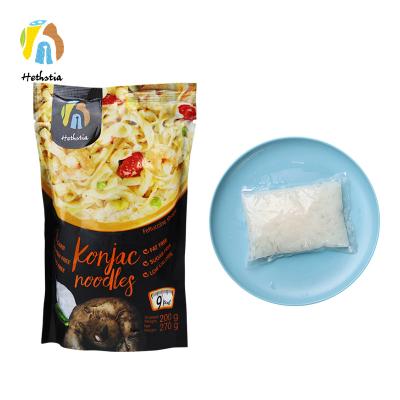 China Wholesale Konjac Shape Konjac Fettuccine Noodles Shirataki Noodles Low Fat Oatmeal Pasta for sale