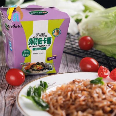 China Wholesale OEM Low-CARB Fat Zero Cup Packaging Konjac Instant Noodles for sale