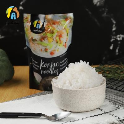 China Wholesale Low Calorie Shirataki Rice Free Health Diet Keto Gluten Gluten Rice Konjac Rice for sale