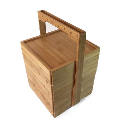 China Fujian minimalist Tengfeng bamboo and wood bamboo storage box food box retro plant box bamboo customization for sale