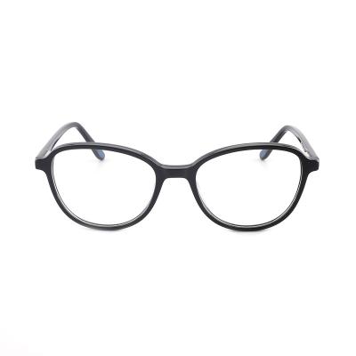 China For Acetate Optical Glass Frame Eye Glasses Women Men Acetate Optical Frame Reading Glasses Clear Clear for sale