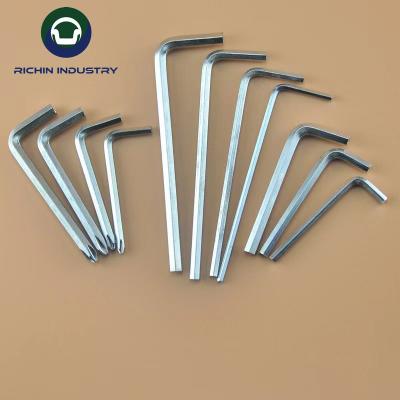 China CARBON STEEL 45# precision steel carbon steel 3mm 4mm 5mm hex key a hex wrench for sale