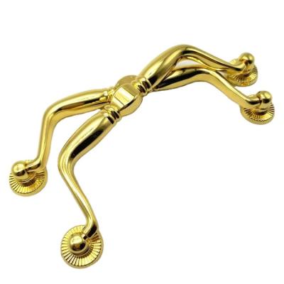 China Gorgeousness Modern Mid Century Modern Furniture Luxury Cabinet Drawer Pulls, Gold Hardware Bedroom Cabinet Handle for sale