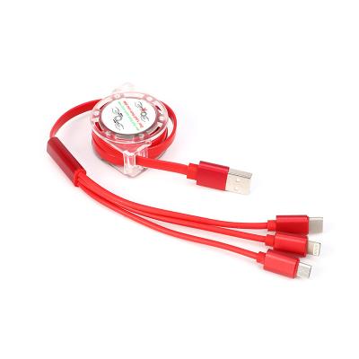 China Best quality computer band jacket 3 multi type extension in 1 usb charging cable for sale