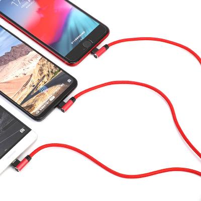 China Android Best Quality 3 in 1 Type-C Bend USB USB Data Cable Cable for sale