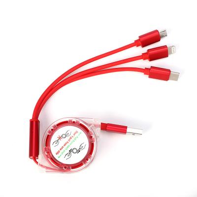 China Android newcomer 3 in 1 type-c MICRO usb data cable iphone cable for sale