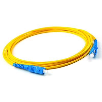 China Communication Factory Supply Cable St APC UPC SC FC Single Mode Fiber Optic Patch Cord Fiber Optic Cable for sale