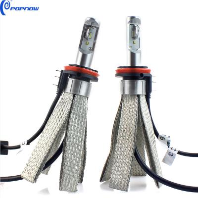 China Guangzhou Wholesale 8000LM 80W 6000K LED Headlight Bulb Copper Belt Cooling H1 H3 H4 H7 9005 9006 9012 LED Headlight For Car Universal for sale