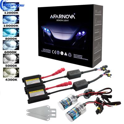 China 55W 6000K HID xenon headlight kit canbus projector lamp electronic ballast 5629 single beam hid light for sale