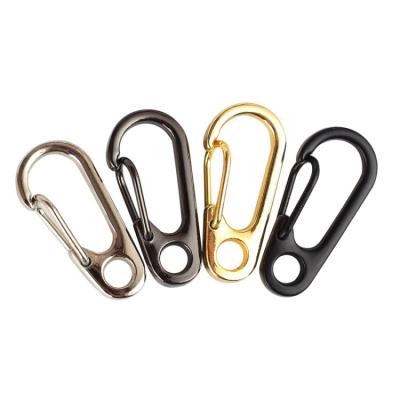 China Mini Carabiner Snap Spring Hook Key Chain Survival Tool Quick Buckle Alloy EDC Gear Link Increasing Carabiner Snap Clip Camp Gear for sale