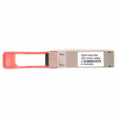 China QSFP-40G-ER4 40KM 40G Duplex QSFP+ER4 40KM LC Optical Transceiver QSFP-40G-ER4 for sale