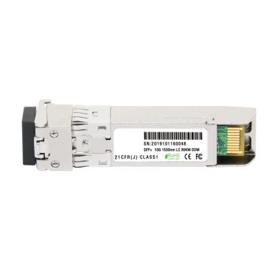 China Huawei SFP-10G-ZR-S 10g 1550nm 80km Transceiver Module Dule Compatible LC SMF SFP+ Plus WSFP+-ZR for sale