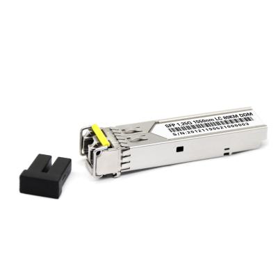 China Compatible Data Center SFP 1.25G SFP 1550NM LC 80KM Huawei Ericsson Double Fiber 1.25G SFP Module Transceiver for sale