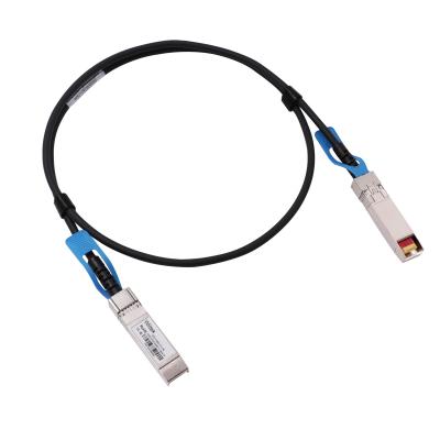 China Data Center 25G DAC Fiber Optic Cable SFP28 25G Direct Attach Copper Twinax SFP-H25G-CU1M Brand Compatible for sale