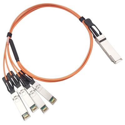 China 40G QSFP to 4x10G SFP+ AOC Breakout 10m 40G QSFP+ to 4*10G SFP+ Active Optical Cable QSFP+ AOC SFP-40G-AOC5M for sale