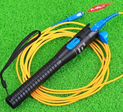 China Optic Fiber Optic Cable Tester 30km Fiber Optic Fiber VFL 30MW Metal Laser Fault Visual Fault Locator 30KM 30MW VFL for sale