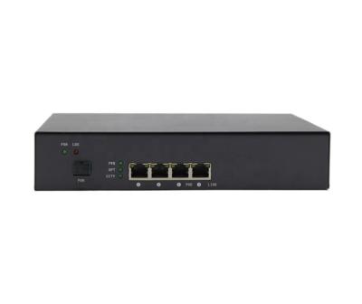 China CATV Networks GPON 4 Port Gigabit POE ONU Iron Shell ONU Industrial Grade ONU for sale