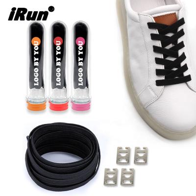 China Adjustable Flat Irun No Lazy Fast Easy Laces Nice Free Meta Free Flat Elastic Tie Tie Laces for sale