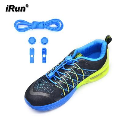 China Irun Round Round Silicone Rubber Lace Silicon No No--tie Shoe Laces Silicon Rubber Tie for sale