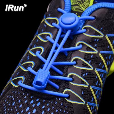 China Irun Round Environmental Waterproof Elastic Lock Lace Up Rubber Laces Tighten Laces for sale