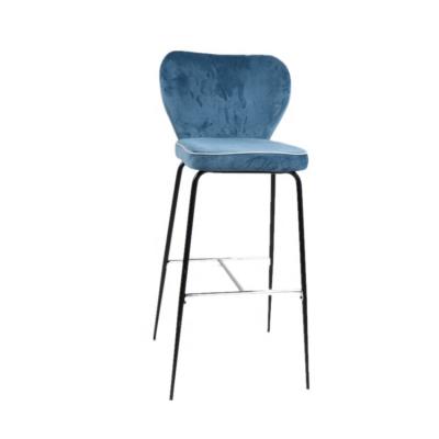 China New Design Modern Cheap Furniture Fabric Armless Bar Chair for sale