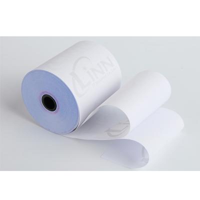 China Various Size Custom Resin Cash Receipt For POS ATM Machine NCR Carbonless Paper Rolls for sale