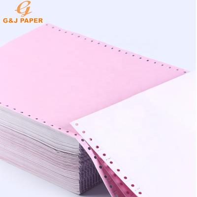 China Good image anti-curl 3 ply continuous carbonless printing paper for sale