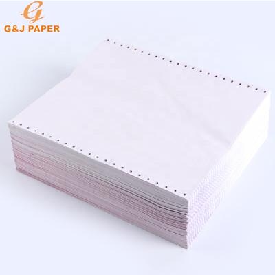 China 4-ply A4 carbonless duplicate paper for invoice printing CONTINUOUS PAPER GJ 22 for sale