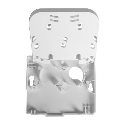 China PC+ABS Outdoor Wall Switch Outlet 2 Ports FTTH Wholesale Hot Selling Electrical Wall Socket for sale