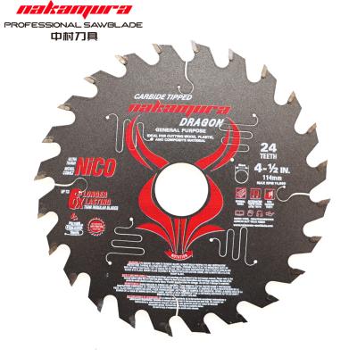 China For Cutting Wood 115mm Tungsten Carbide TCT Circular Saw Blades Silent Cut Wood Saw Blade for sale