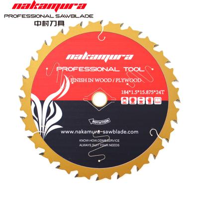 China Circular Saw Blade WOOD / POLYWOOD CARBIDE 24 Tooth FINISH Tilted Saw Blades Cutting Wood Flooring for sale