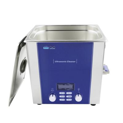 China 12 Liters SUS304 Stainless Steel Heated Digital Control Ultrasonic Cleaner with LCD Display for Dental, Lab and Jewelry for sale