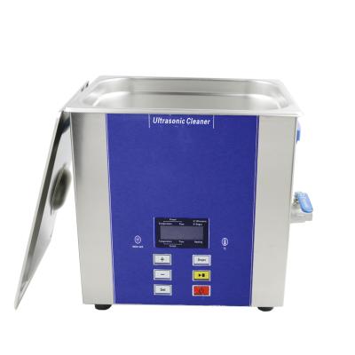 China SUS304 Stainless Steel 10 Liter Home Use Stainless Steel Ultrasonic Cleaner Digital with LCD Display for Parts, PCB and CD for sale