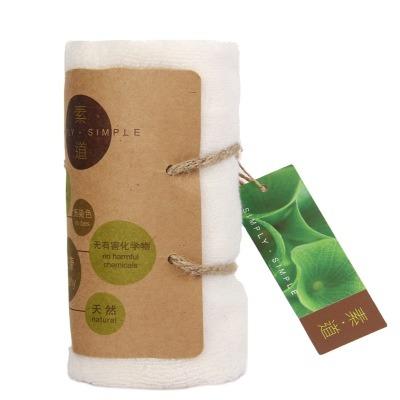 China 100% Simply Organic Naturally Colored Cotton Bath Face Towel for sale