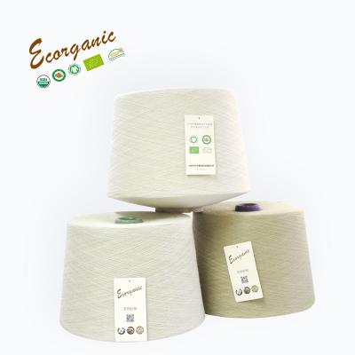 China Sustainable Wholesale Spun Spinning Supplier Moisture-wicking Organic Cotton Yarns for sale