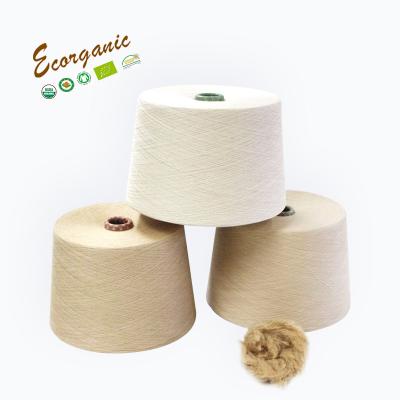 China Competitive Price Sustainable Manufacturing 100% Organic Cotton Knitting Worsted Yarn for sale