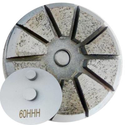 China Two Pin backed diamond grinding pucks for sale