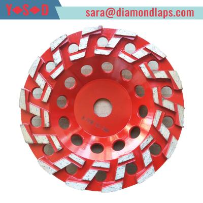 China S Type Segmented Diamond Grinding Cup Wheel Concrete Cup Diamond Wheel for sale