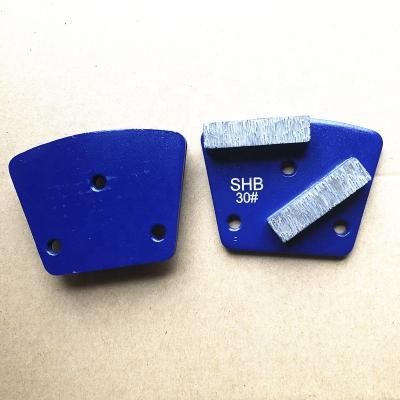 China Double-pole three holes of 9 mm diamond disc trapezoidal metal, for polishing for sale