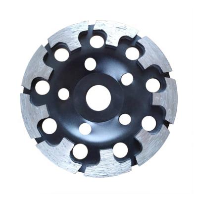 China 6 '' 30#-400# T Segmented Cup Wheel For Grinding, Polishing And Leveling Concrete And Granite for sale