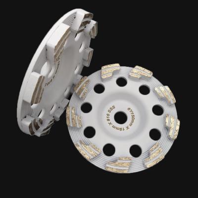 China Sharp And Durable Sintered High-Speed Round Ceramic Tile Floor Polishing Diamond Grinding Wheel for sale