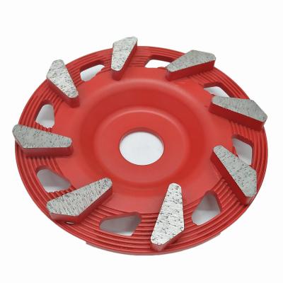 China 8 Inch Parallel Grinding Tungsten Hard Marble Polishing Diamond Wheel for sale