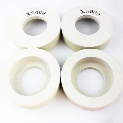 China X5000 Cerium Oxide Abrasive Rubber Flat Sintered Glass Profile Diamond Grinding And Polishing Wheel for sale