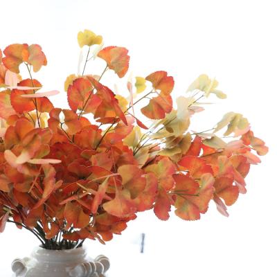 China Shininglife artificial flower plastic home decoration plant artificial ginkgo plant decoration plant for sale