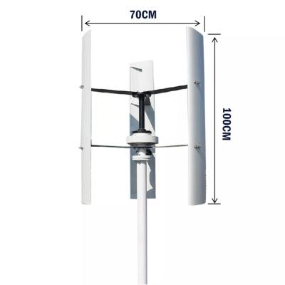 China Wind Power System Sale New Arrive 1000W Vertical Wind Turbine Permanent Magnet Generator 3 Phase 24V 48V Use For Home CE Approved Noiseless for sale