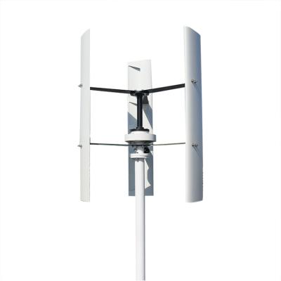 China Wind Power System Free Energy Noiseless New Arrive 500W Vertical Wind Turbine Permanent Magnet Generator 3 Phase 12V 24V 48V With MPPT Controller for sale