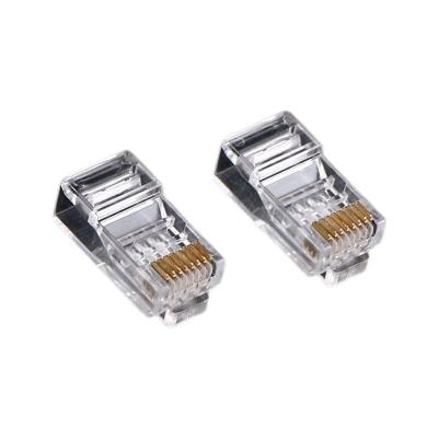 China Network Communication Category 6 All-Copper Chip Crystal Head Category 6 Connector Rj45 Network Crystal Head for sale