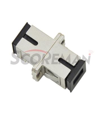 China Chinese Factory Stable in Performance Single Mode SC Metal Fiber Optic Adapter SC Fiber Optic Adapter for sale