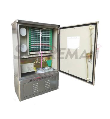 China Stainless Steel Splice Connection Stainless Steel Cable Junction Crossover Fiber Optic Cabinet for sale